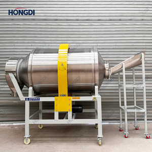 Mélangeur à tambour en acier inoxydable de grande capacité avec moteur pour le traitement des aliments et des produits chimiques, multifonctionnel 500L - Product Image 6