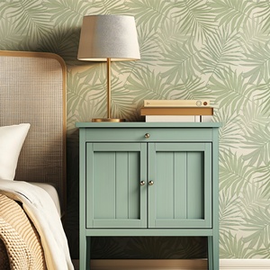 Carta da Parati Decorativa con <span class=keywords><strong>Foglie</strong></span> Tropicali Verdi e Gialle, Impermeabile, Rimovibile, Adesiva, in PVC con Finitura Opaca - Product Image 2