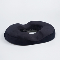 Oreiller de siège de coussin de beignet en mousse à mémoire de forme pour la douleur au coccyx sciatique soulagement de la pression confort des hémorroïdes