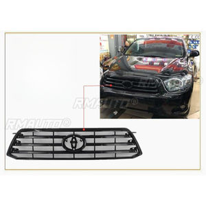 Para Toyota Highlander 2008-2011 2012-2014 2015-2017 Kit de Carrocería Parrilla Delantera de Parachoques Rejilla de Carreras Parte Exterior - Product Image 3
