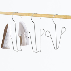 Stainless Steel U Shape Shoe Drying <b>Rack</b> Hook Type Airfoil Design For Balcony Outdoor Use - Product Image 3