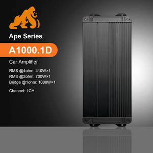 Amplificateur de <span class=keywords><strong>voiture</strong></span> monocanal haute puissance AudioWinner A1000.1D avec DSP intégré, super compact, monobloc, amplificateur de basses, crossovers, égaliseurs - Product Image 1