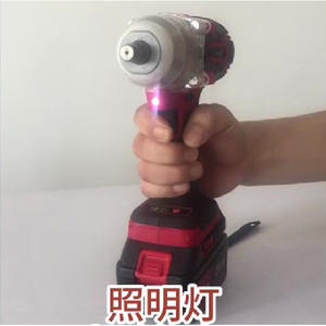 Llave de Impacto con Batería de Iones de Litio, 3000 RPM, Modelo Rojo, para Automoción, Carpintería y Andamios - Product Image 4