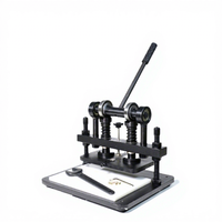 Machine de découpe manuelle de caoutchouc 2T pour usage commercial, avec composants à engrenages, presse à poinçonner pour sacs