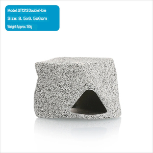 Aquarium Fischbecken Landschaftsgestaltung Umweltfreundlicher Zylindrischer Keramiktopf Pflege Dekoration <span class=keywords><strong>Pleco</strong></span>-Höhle Zucht 1,5L Mehrere Größen - Product Image 4