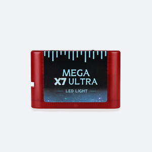 Cartouche de jeu Mega X7 Ultra LED Light Instant Save pour la <span class=keywords><strong>console</strong></span> de jeu <span class=keywords><strong>SEGA</strong></span> GENESIS Mega Drive MegaDrive Region Free avec manuel - Product Image 2