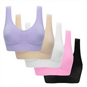 Sujetador Deportivo para Mujer, Halter Ajustable, Transpirable, Suave, Cómodo, para Gimnasio, Fitness, Yoga, Sin Costuras, Soporte Medio - Product Image 2