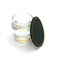 Sous-verre personnalisé 10*0.4cm en silicone/PVC/caoutchouc 3D, moderne, écologique, imperméable, lavable, souple, pour tasses et tables JuOu