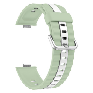 Bracelet de montre en silicone pour <span class=keywords><strong>Huawei</strong></span> Fit 3 4 pour <span class=keywords><strong>Huawei</strong></span> Fit 4 Pro, deux couleurs, anti-perte, en caoutchouc - Product Image 3