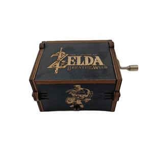 Nueva Llegada, Caja <span class=keywords><strong>de</strong></span> Música <span class=keywords><strong>de</strong></span> Madera con Manivela, Personalizada, Mini, Grabada con Láser - Product Image 3