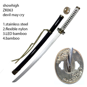 Katana de Bambú del Anime Japonés Bleach, Espada de Ichigo Kurosaki, Tensa <span class=keywords><strong>Zangetsu</strong></span>, ZK064 - Product Image 5