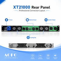 Amplificateur de puissance numérique 2x1000W, double canal, amplificateur audio professionnel pour DJ, enceintes PA, caissons de basses et système de sonorisation en direct