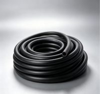 Tuyau d'air et d'eau multifonctionnel pour bras robotisés, 20 BAR 300 PSI, en caoutchouc tressé en fibre, pour compresseur d'air, raccords à pousser, découpe sur mesure