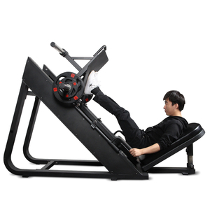 Cơ Thể Rắn Sử Dụng Thương Mại Thể Dục Sức Mạnh Đào Tạo Thiết Bị Tập Thể Dục 45 Độ Chân Báo Chí Hack Squat Máy Để Bán - Product Image 3