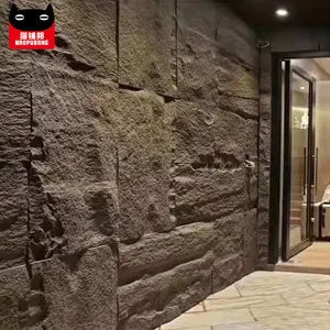 最便宜的印度内墙装饰pu文化石板pu石材墙板