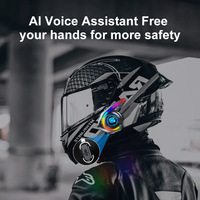 Casque de moto avec écouteurs sans fil étanches à réduction de bruit ultra performante et compatibles avec tous les casques