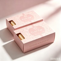 Caja de Papel para Jabón de Lujo con Ventana, Caja de Embalaje Cosmético de Alta Calidad para Jabón Artesanal