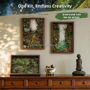Kits d'artisanat apaisants pour adultes, kit d'artisanat en résine DIY <span class=keywords><strong>paysage</strong></span> forestier zen, ensemble créatif et amusant pour adolescents, femmes, détente pour adultes - Product Image 5