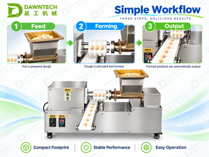Máquina Multifuncional para Redondear Bolas de Masa, Máquina Automática para Cortar y Dividir Masa para Bolas de Maíz, Patata y Batata - Product Image 6