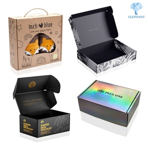 Custom Wholesale Brand Logo Color Printed Folding Kraft Paper Children <b>Shoe</b> <b>Box</b> - Product Image 1