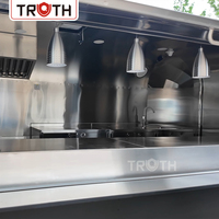 Truth Ice Cream Food Truck Voll Ausgestatteter Mobiler Küchenwagen für Gelato, Gefrorene Desserts und Straßenverkauf im Freien