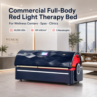 Nouvelle Arrivée Corps Complet 480nm 630nm 660nm 810nm 830nm 850nm 1060nm Led 4 Fréquences Lumière Rouge Thérapie Lit Pod Pour Gym Beauté