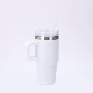 14oz <b>Kids</b> Stainless Steel Sippy Tumbler with Handle Straw Lid Portable Insulated Travel Cup - Product Image 2