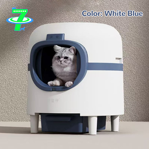 DSDT Smart Litter Box <strong>Cat</strong> 003 Fully Automatic <strong>Cat</strong> Toilet Easy Clean Large Space Chamber (15L Inner Space) Odor Removal Function - Product Image 6