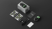 Ratón Inalámbrico para Juegos GravaStar Mercury X de 2.4GHz, 32,000 DPI, Sensor PAW3950, Frecuencia de Actualización de 1000Hz, 49g, Ergonómico y Ligero