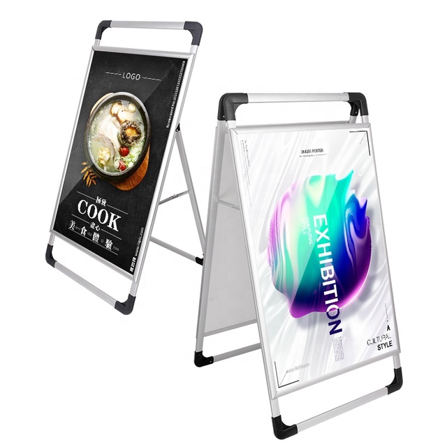 Free Standing Aluminium Advertising Board for Outdoor Sign and Poster Display