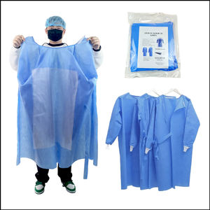 डिस्पोजेबल सर्जिकल अस्पताल ने 45 ग्राम ब्लू पीपी कपड़े वयस्क आइसोलेशन में डॉक्टरों के लिए चिकित्सा सुरक्षात्मक कपड़े पहने हैं - Product Image 2