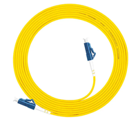 Câble de raccordement LC LC Duplex à 2 fibres optiques OS2 9/125 µm monomode pour câblage intérieur – Fourniture directe usine