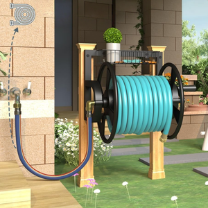 Enrouleur de <span class=keywords><strong>tuyau</strong></span> d'<span class=keywords><strong>arrosage</strong></span> mural robuste rétractable pour jardin, support de <span class=keywords><strong>tuyau</strong></span> d'eau extérieur pour cour et patio TC4711 - Product Image 1