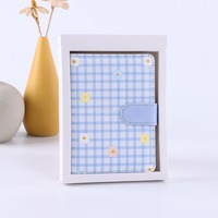 250297-A Logo personnalisé A6 Daisy Design couverture souple fermeture magnétique Carnet de notes portable coffret cadeau pour étudiants