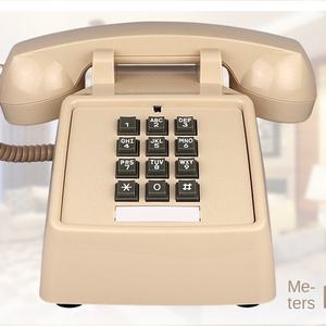 Téléphone antique en plastique ABS de Chine, sonnerie mécanique, vintage, bureau, hôtel, téléphone <span class=keywords><strong>fixe</strong></span>, domicile - Product Image 4