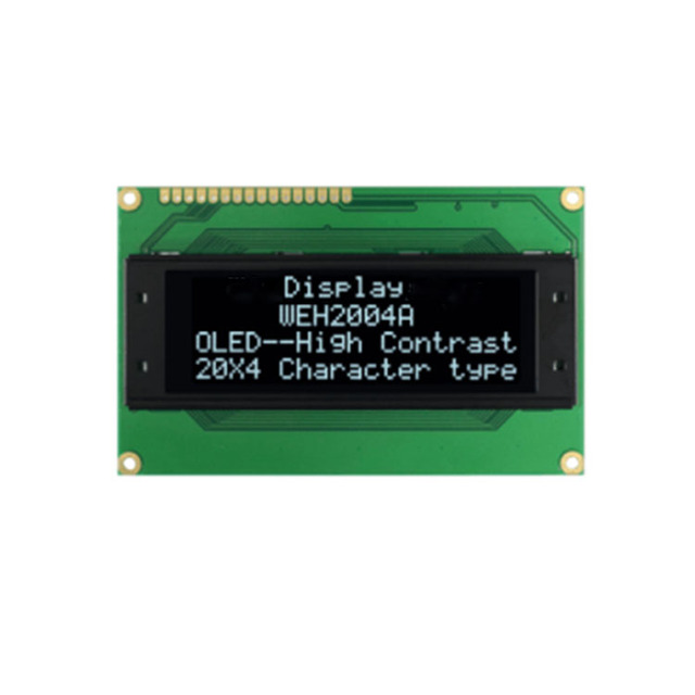2004 High Contrast Character OLED Module, 20x4 Black White OLED Display with PCB Board