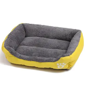Toptan özel Modern sevimli renkli yumuşak sıcak yıkanabilir büyük karikatür yumuşak ve rahat kedi ve köpek yatağı köpek yatağı