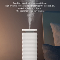 Diffuseur d'arômes silencieux pour la maison, avec éclairage LED nocturne, sans eau, pour huiles essentielles, en forme de tour