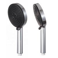 Ensemble de douche autonettoyant de haute qualité pour la vente en gros, avec 3 modes de pulvérisation, arrêt à une touche et pommeau de douche détachable