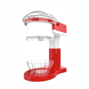 Broyeur à glace électrique 1,2 L, fonctionnement manuel, rouge, pour la préparation de slush et de glace pilée - Product Image 3