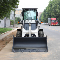Livraison Gratuite Chargeuse-Pelleteuse Mini Chinoise Euro V EPA 4x4, Tracteur Compact avec Chargeur et Pelleteuse, Pelles Rétro Usagées