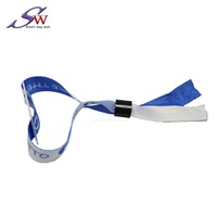 Bracelet en tissu élastique PVC NFC couleur personnalisée, tissé, extensible pour enfants, avec puces RFID T5577 EM4305 pour festivals et hôtels