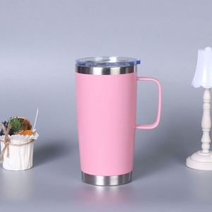 Tumbler With Handle BPA Free Drinking Tumbler 20Oz Stainless Steel <b>Gift</b> for Men Women <b>Cheap</b> 20Oz Tumbler <b>Set</b> ASM26 - Product Image 2