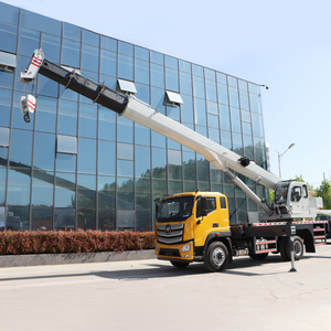 Grúa de Camión de Brazo Recto de 28 m de Longitud, Grúa Hidráulica de 25 Toneladas de Alto Momento de Carga para la Venta - Product Image 1