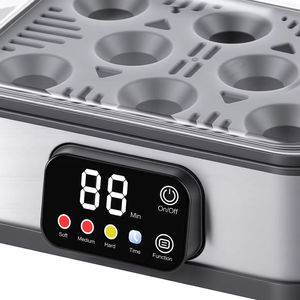 Cuiseur à œufs électrique 300W pour jusqu'à 8 œufs avec affichage numérique, fonctionnement facile, protection contre la surchauffe pour un usage domestique - Product Image 6