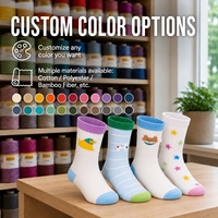 Chaussettes mi-mollet décontractées pour femmes, chaussettes en fibre de bambou colorées personnalisées, chaussettes mi-mollet confortables, douces et respirantes