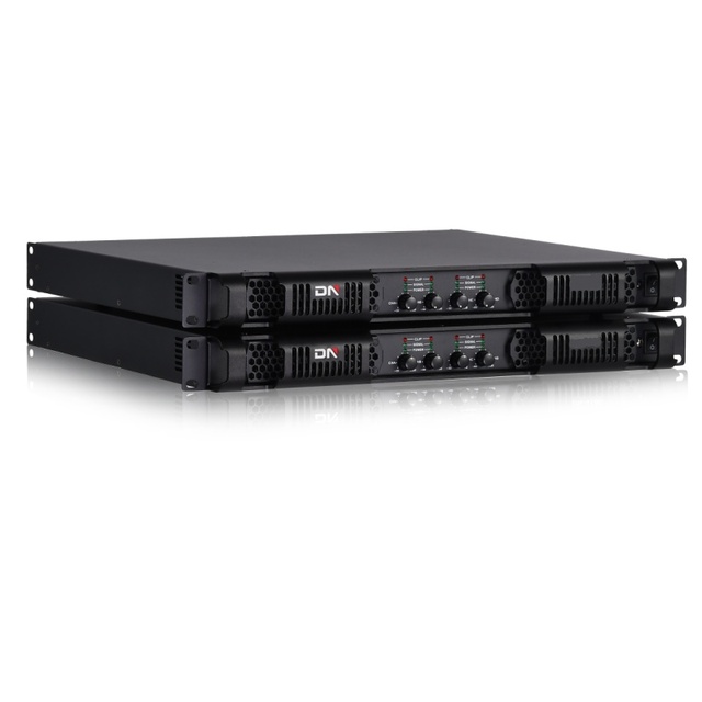 Hot Sale 1U Power Amplifier Professional Class D 4 Channel Stage Power Amplifier
