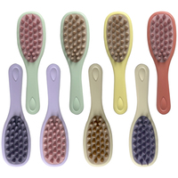 Nouveau Design Salon Massage du Cuir Chevelu Silicone Nylon Denté Lavage des Cheveux Shampooing Brosse Réduit la Casse pour Tous les Types de Cheveux