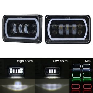 Faro LED OVOVS Todoterreno para Camioneta con Halo RGB, Luz Alta/Baja, Faro LED Halo 4x6 para Jeep, <span class=keywords><strong>Chevrolet</strong></span>, Ford - Product Image 2