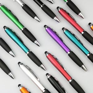 Bolígrafo Promocional de Plástico con Logotipo Personalizado, Económico y de Buena Calidad, para Pantallas Táctiles, Tinta Negra Multicolor - Product Image 6